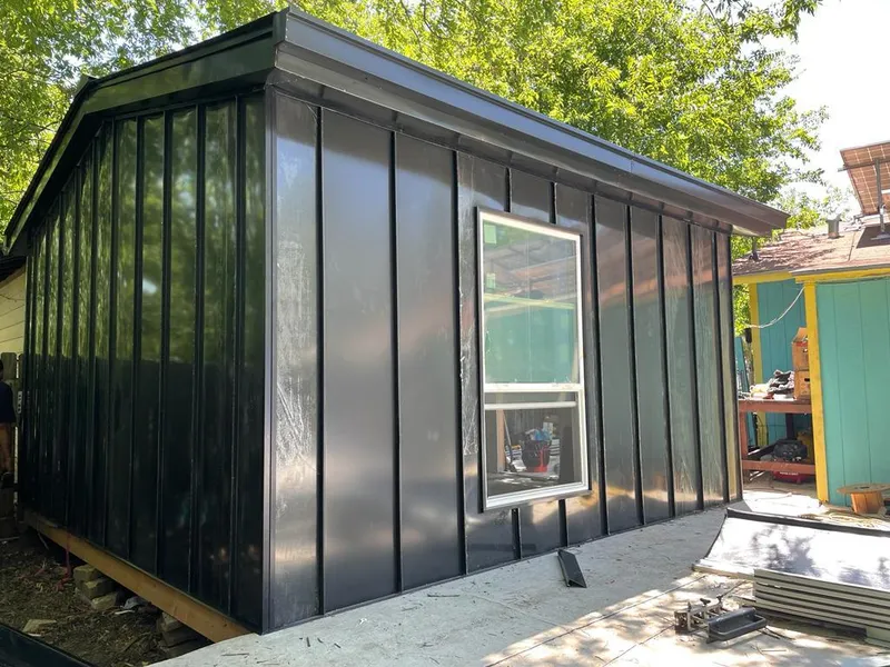 Black standing seam metal wall panels for Roof Inspection in Lake Tapps